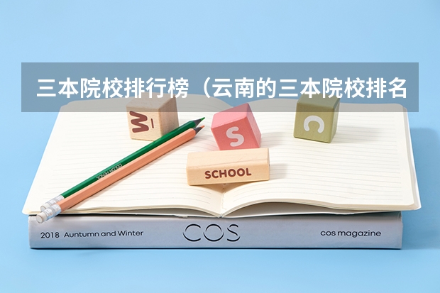 三本院校排行榜（云南的三本院校排名）
