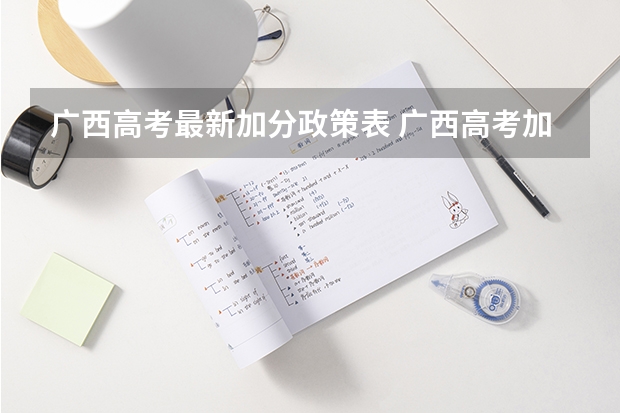 广西高考最新加分政策表 广西高考加分政策2024