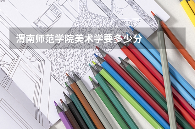 渭南师范学院美术学要多少分